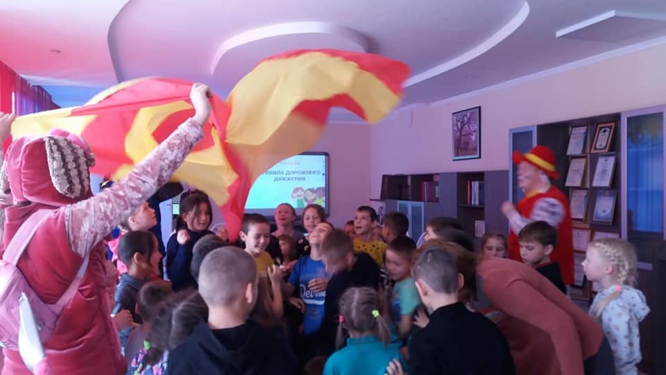 В детском доме "Умит" прошло мероприятие на тему: "Правила дорожного движения"